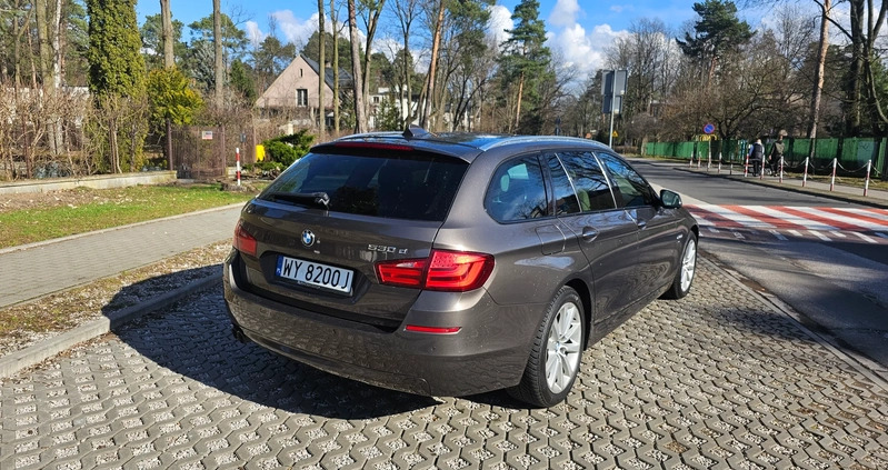 BMW Seria 5 cena 53970 przebieg: 249396, rok produkcji 2012 z Warszawa małe 497